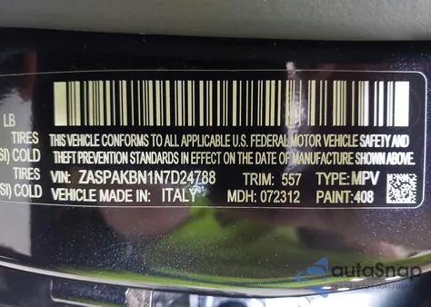 2022 Alfa Romeo Stelvio Veloce Ti Awd from USA, damaged, VIN ZASPAKBN1N7D24788